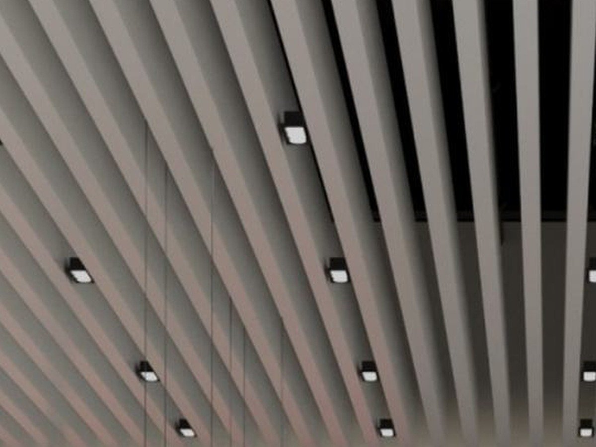 Baffle acoustic panel