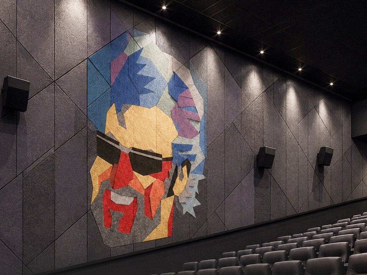 Custom Acoustic Products bespoke panel art cut and shaped to design brief