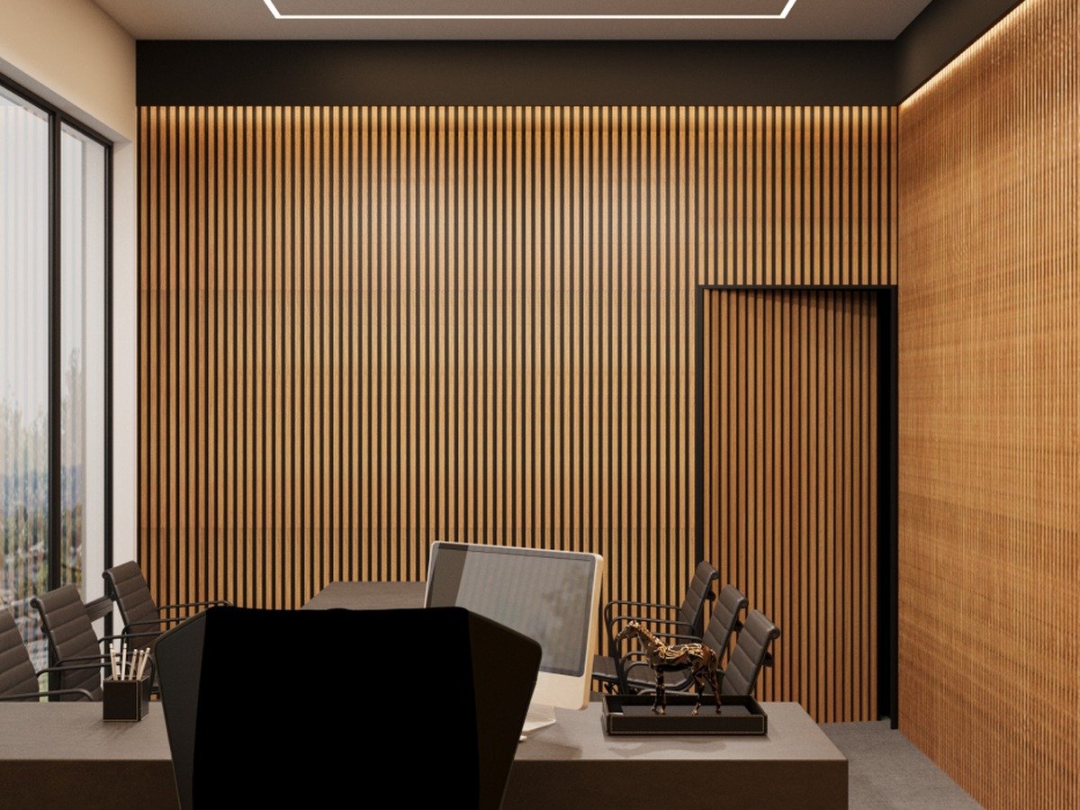 Fluted acoustic panel