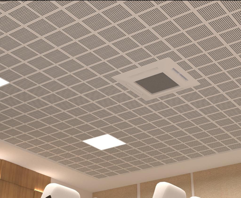 Full-tone Tile coloured acoustic ceiling tile