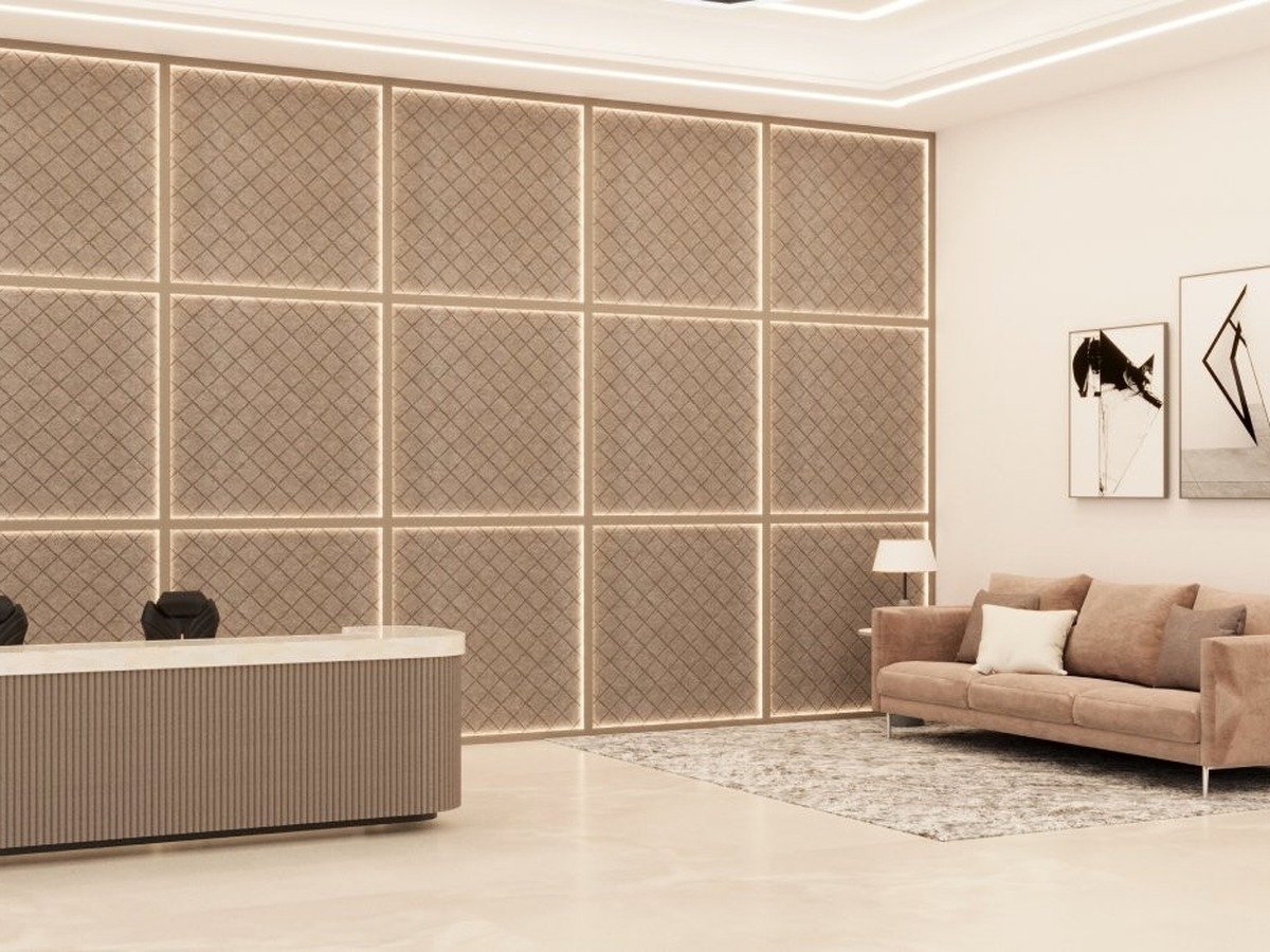 Grooved acoustic panel