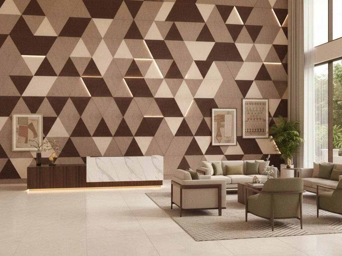 Inlay acoustic panel