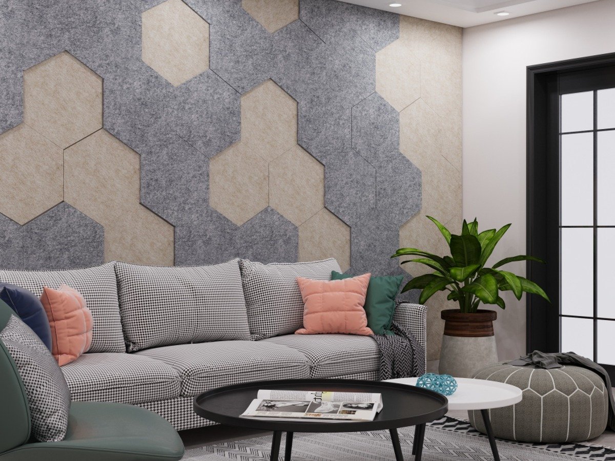 Jigsaw acoustic panel
