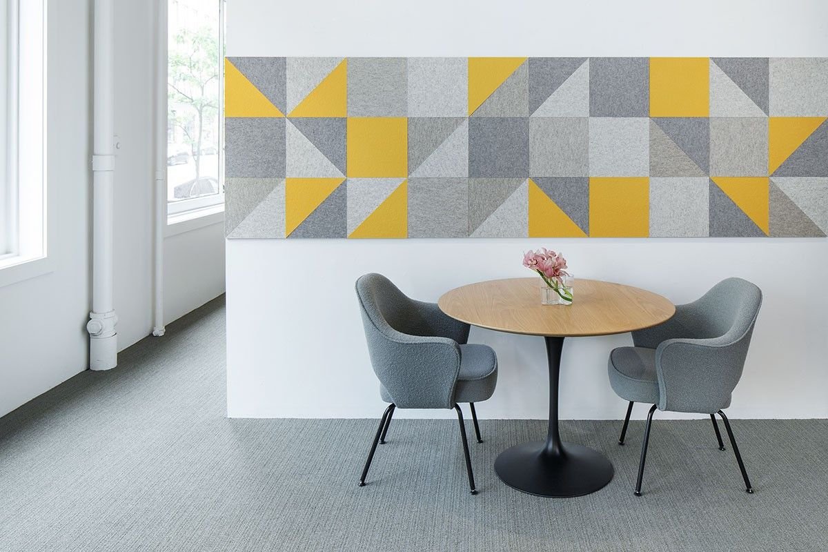 Pet Panel AcoustiSoft PET fibre acoustic panels for auditoriums