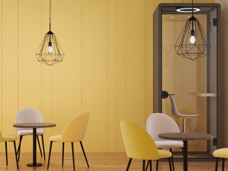 Unipod AS1 self-contained phone booth interior