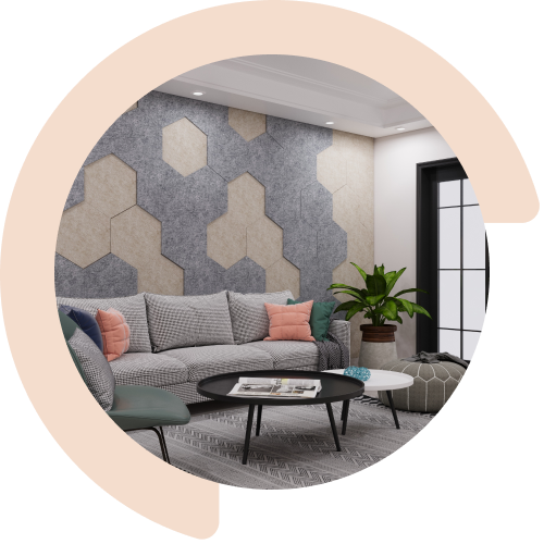 Acoustic Wall Panel: Pet Panel 2 3d wall panels
