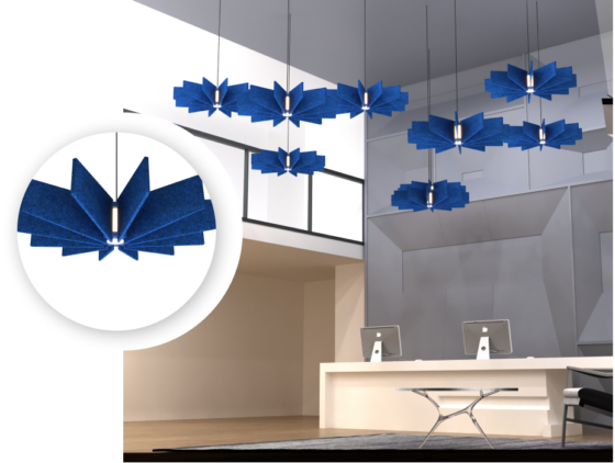 Acoustic Ceiling Lights