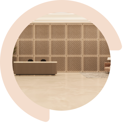 Acoustic Wall Panel: Pet Panel 3 Grooved wall panels