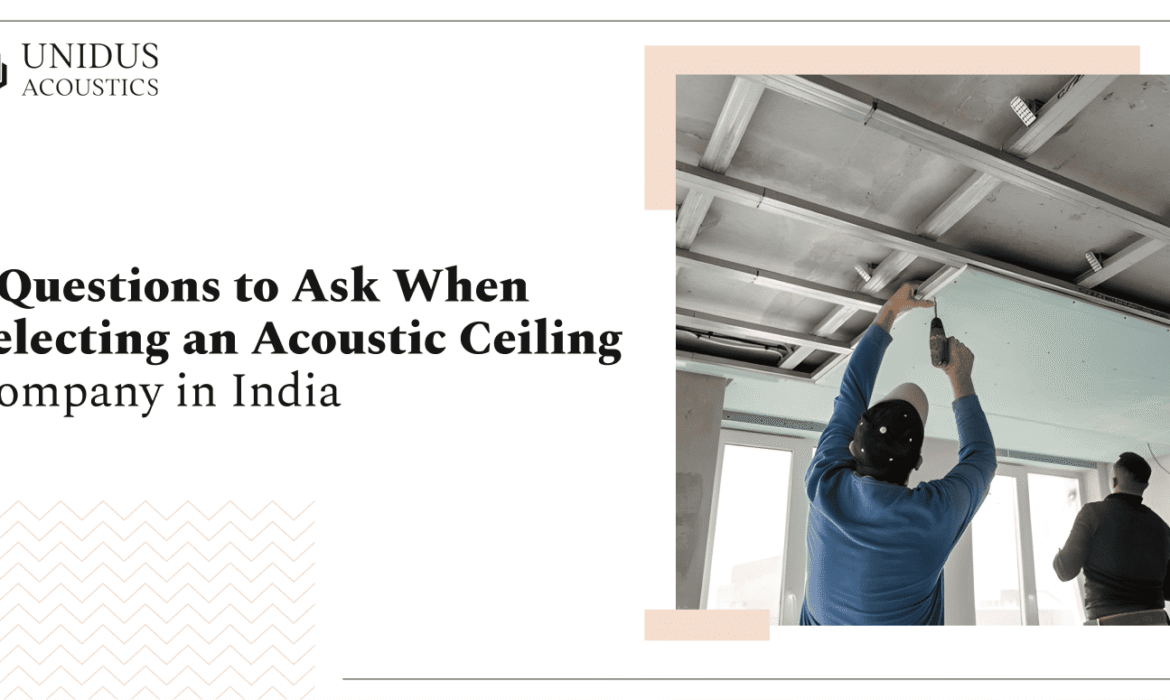 acoustic ceiling company