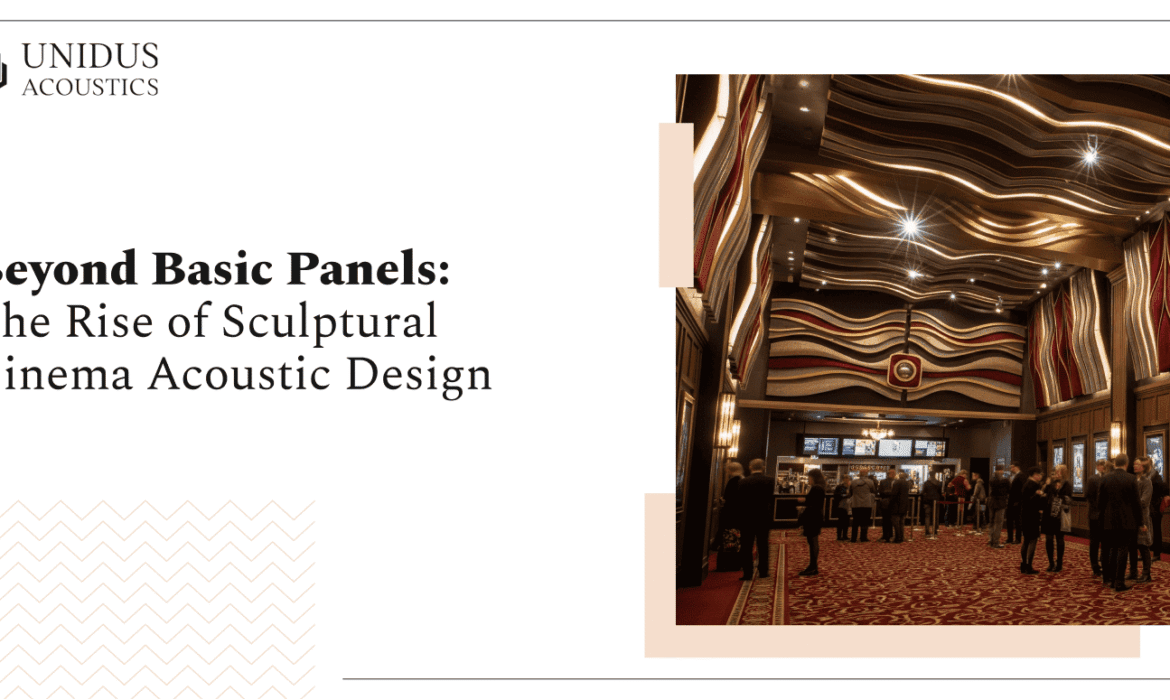 Sculptural Cinema Acoustic Design