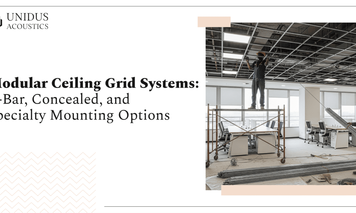 Unidus Acoustics_Modular Ceiling Grid Systems