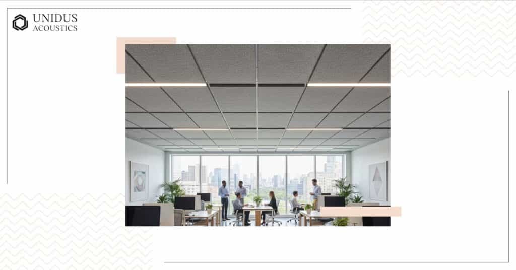 Acoustic Tiles 101: Choosing the Right Solution for Ceiling and Wall Applications 2 Fabric Ceiling Acoustic Tiles