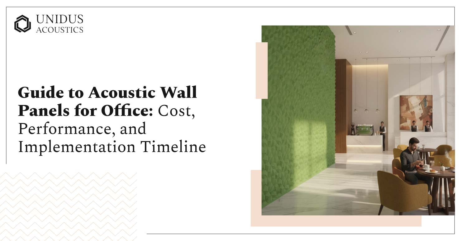 Acoustic wall panels for office