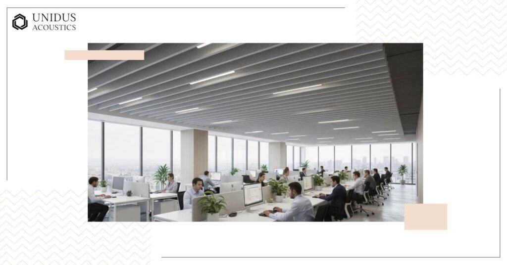 Acoustic Drop Ceiling Baffles And Clouds 