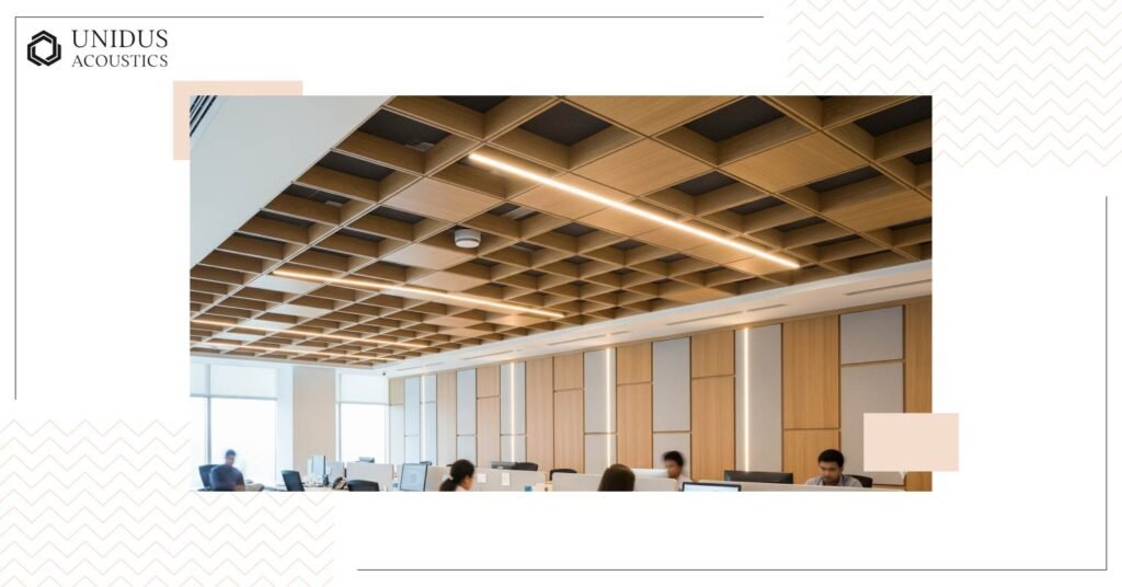 Acoustic Drop Ceiling Lighting Integration
