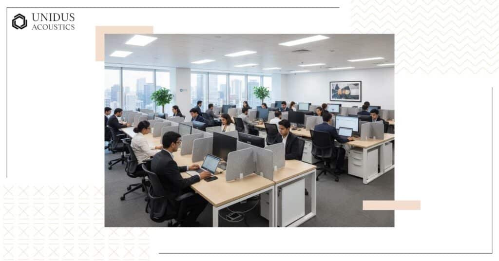 Desk-Mounted Acoustic Panels