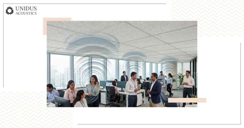 Reduce Echo with Acoustic Drop Ceiling