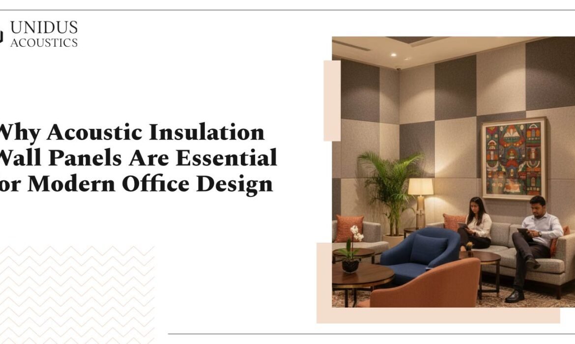 Acoustic insulation wall panels