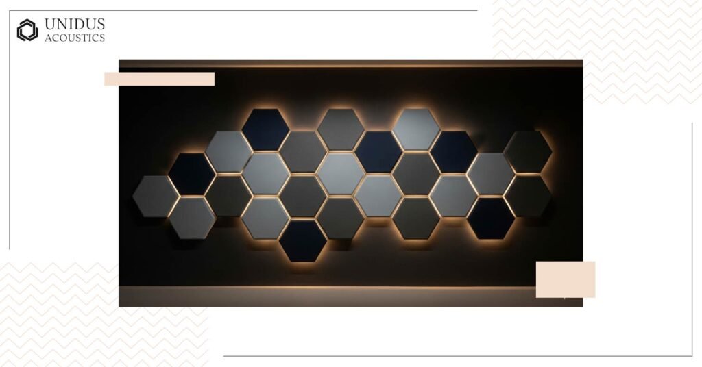 Acoustic Foam Panels Backlit