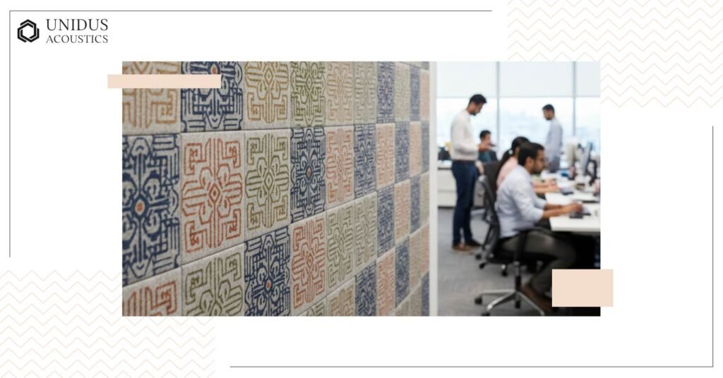 Printed Acoustic Panels for Corporate Office