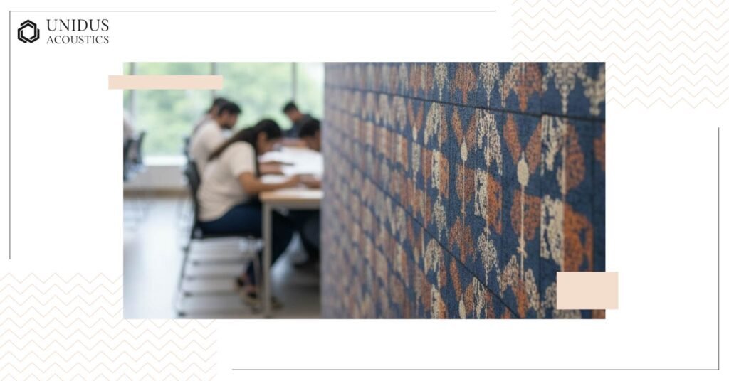 Printed Acoustic Panels for Healthcare and Education