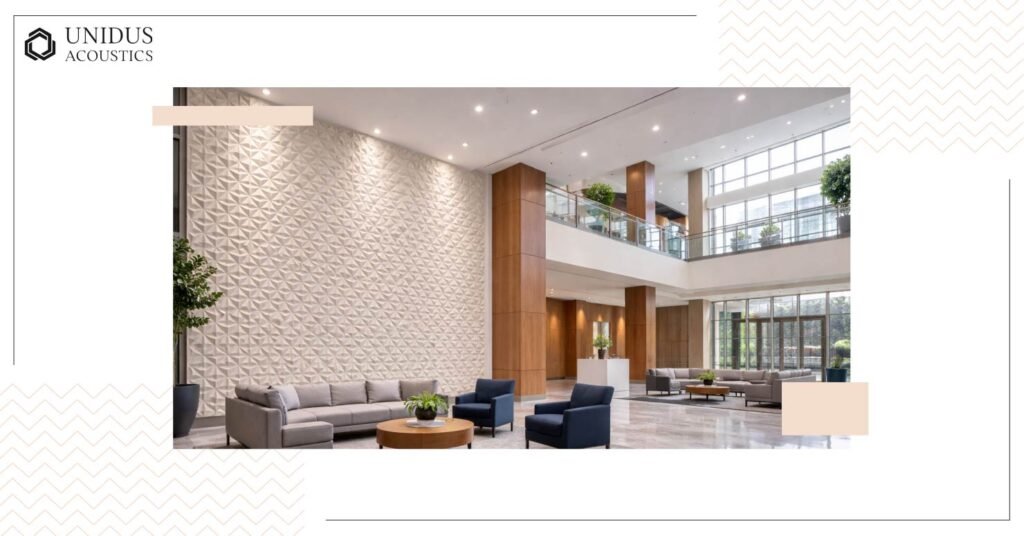 Diffuser Panel Acoustic Treatment: When Absorption Alone Isn't Enough 4 Large Open Spaces