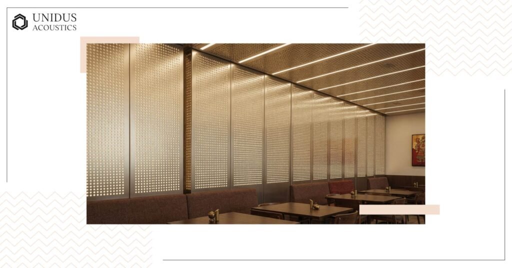 Why Acoustic Metal Panels Are Becoming the Go-To Choice for Modern Commercial Spaces 6 Restaurants and Hospitality