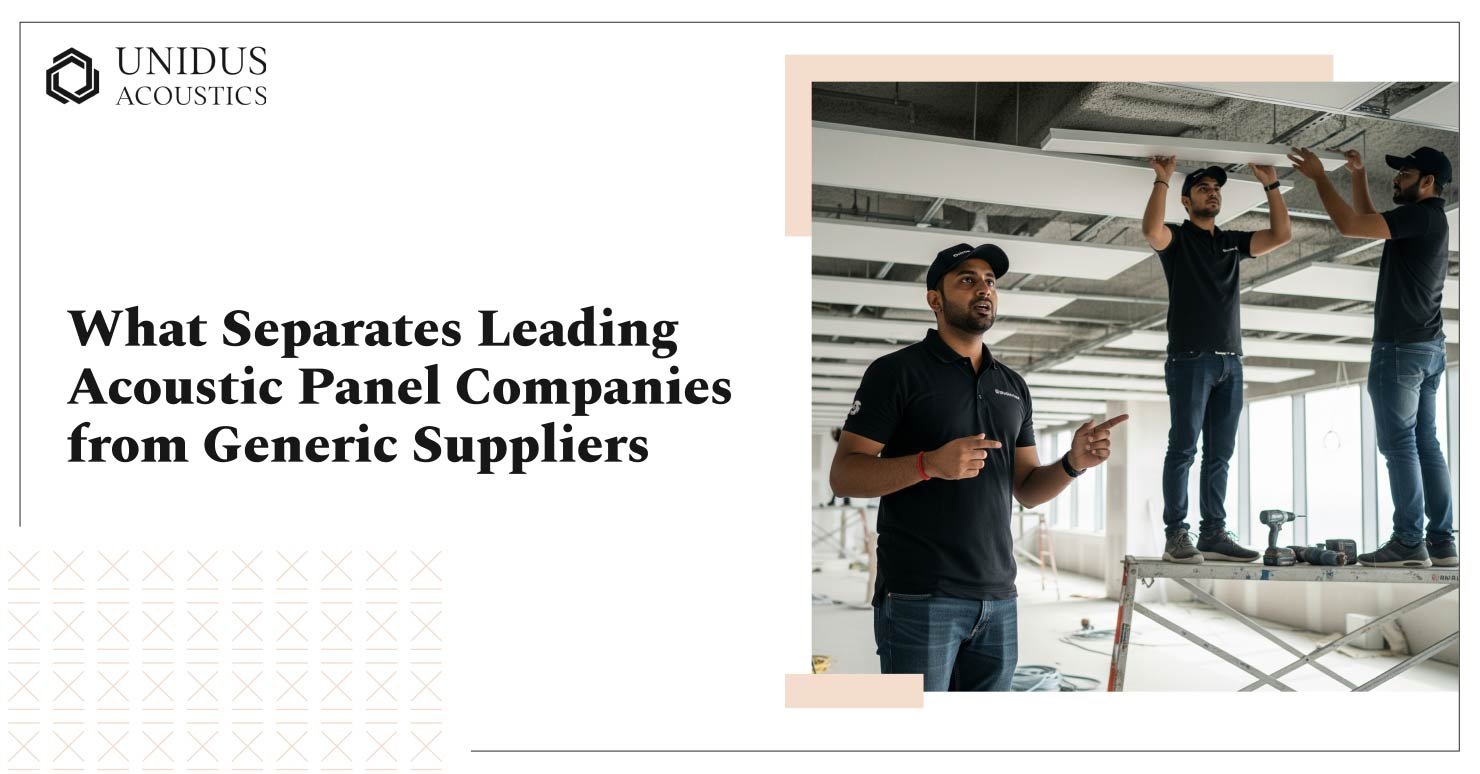 Acoustic Panel Companies vs Generic Suppliers