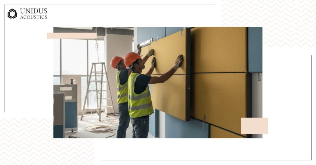 Acoustic Boards for Commercial Spaces Fabric-wrapped acoustic boards