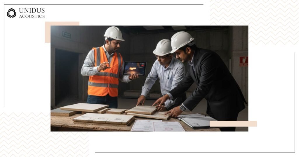 Choosing the Right Acoustic Board Manufacturer: What to Ask Before You Commit 3 Fire Safety Compliance Documentation