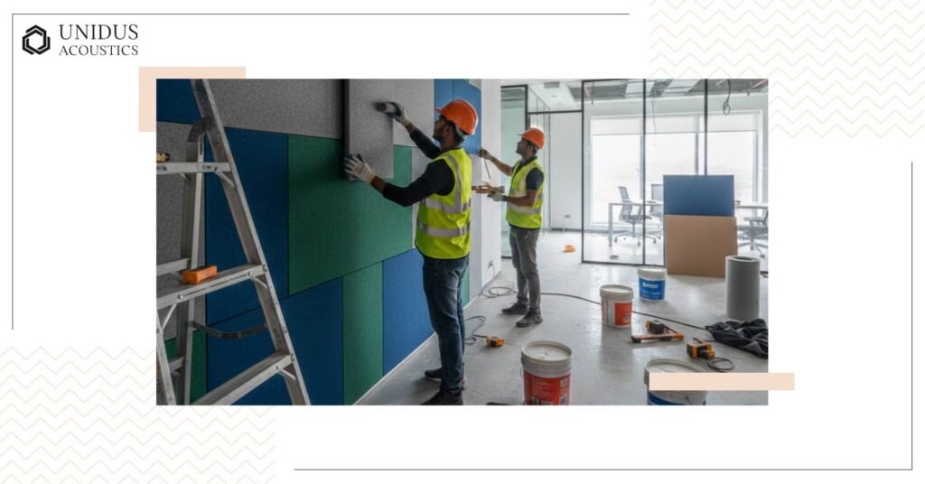 Acoustic Boards for Commercial Spaces Polyester Fibre Boards