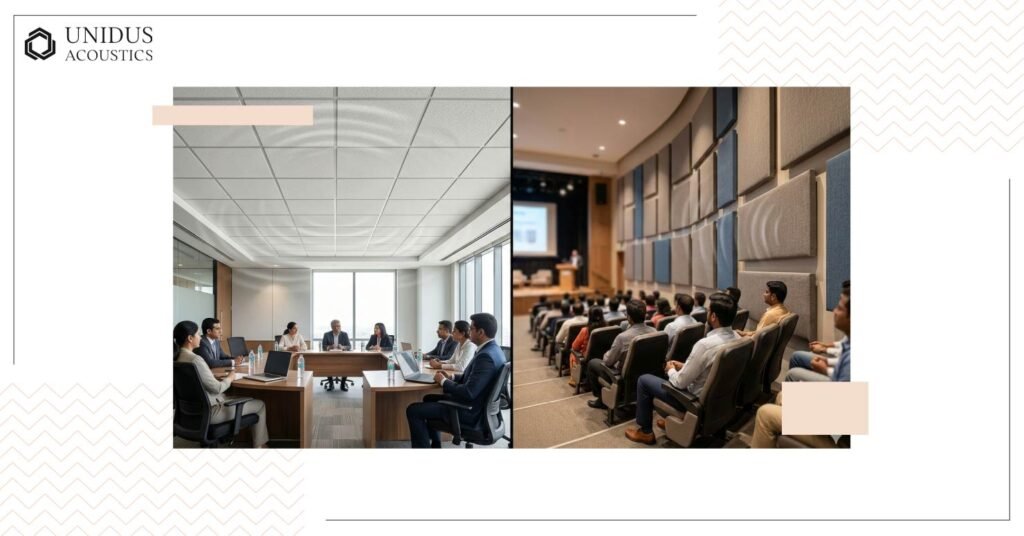 Acoustic Boards vs Acoustic Panels: Which One Does Your Space Actually Need? 4 Sound Absorption Performance