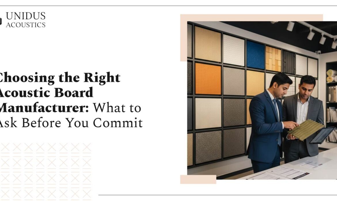 Right Acoustic Board Manufacturer