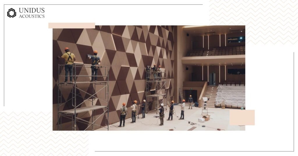 How to Fix Auditorium Acoustics in Government Buildings Without Civil Work 3 Wall-Mounted Panels