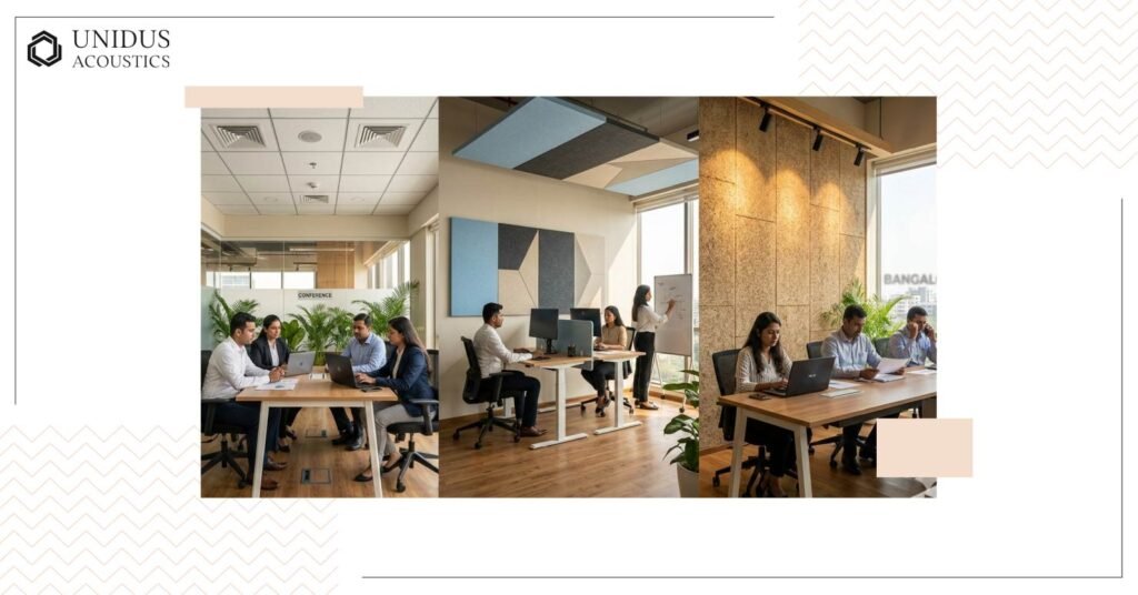 Acoustic Consultant in Gurgaon: What Corporate and Institutional Projects Demand 2 Open-Plan Corporate Offices