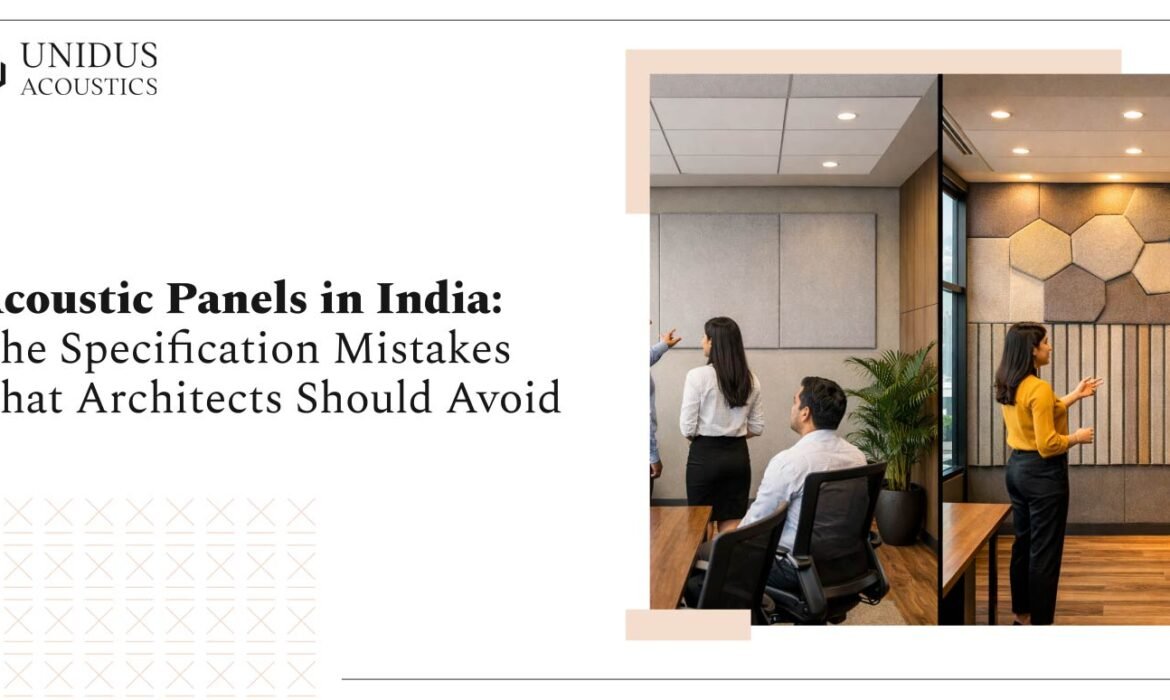 Acoustic Panels in India: The Specification Mistakes That Architects Should Avoid 1 Acoustic Panels in India