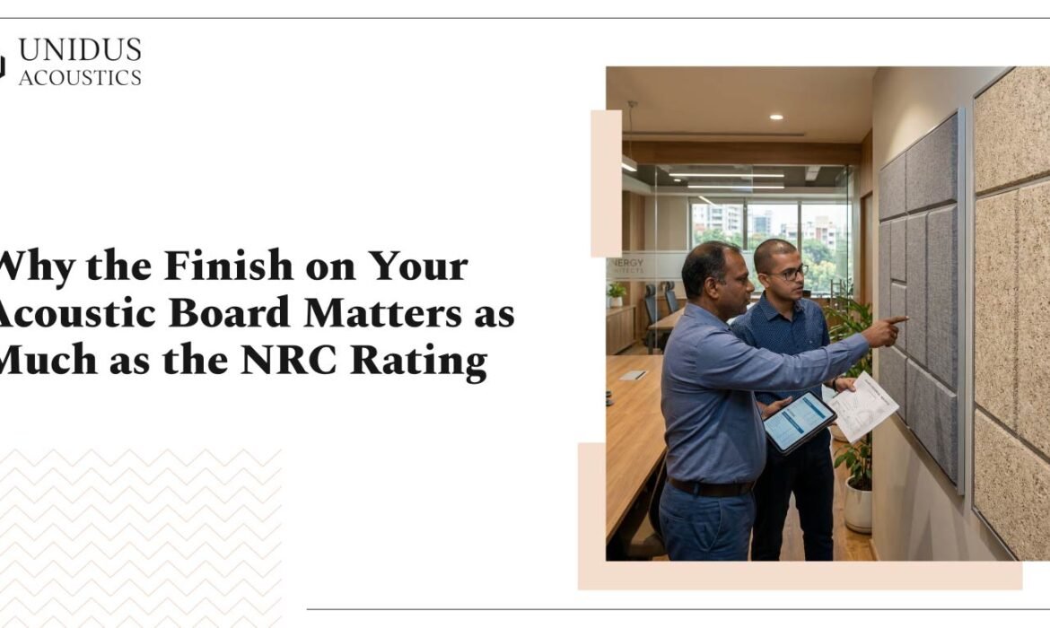 Finish on Your Acoustic Board Matters