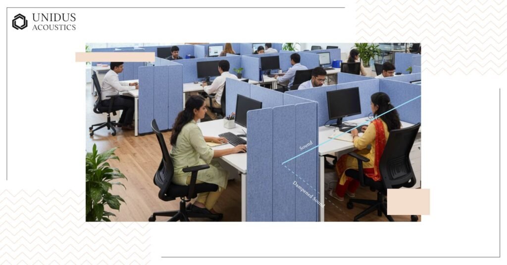 Office Acoustics: How to Reduce Echo and Improve Speech Privacy in Open-Plan Spaces 6 Acoustic Screens and Space Dividers