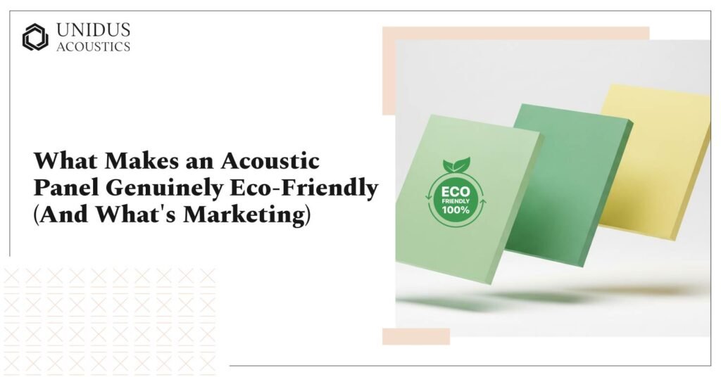 Curated visual reference: Gallery Detail: What Makes An Acoustic Panel Genuinely Eco Friendly And What