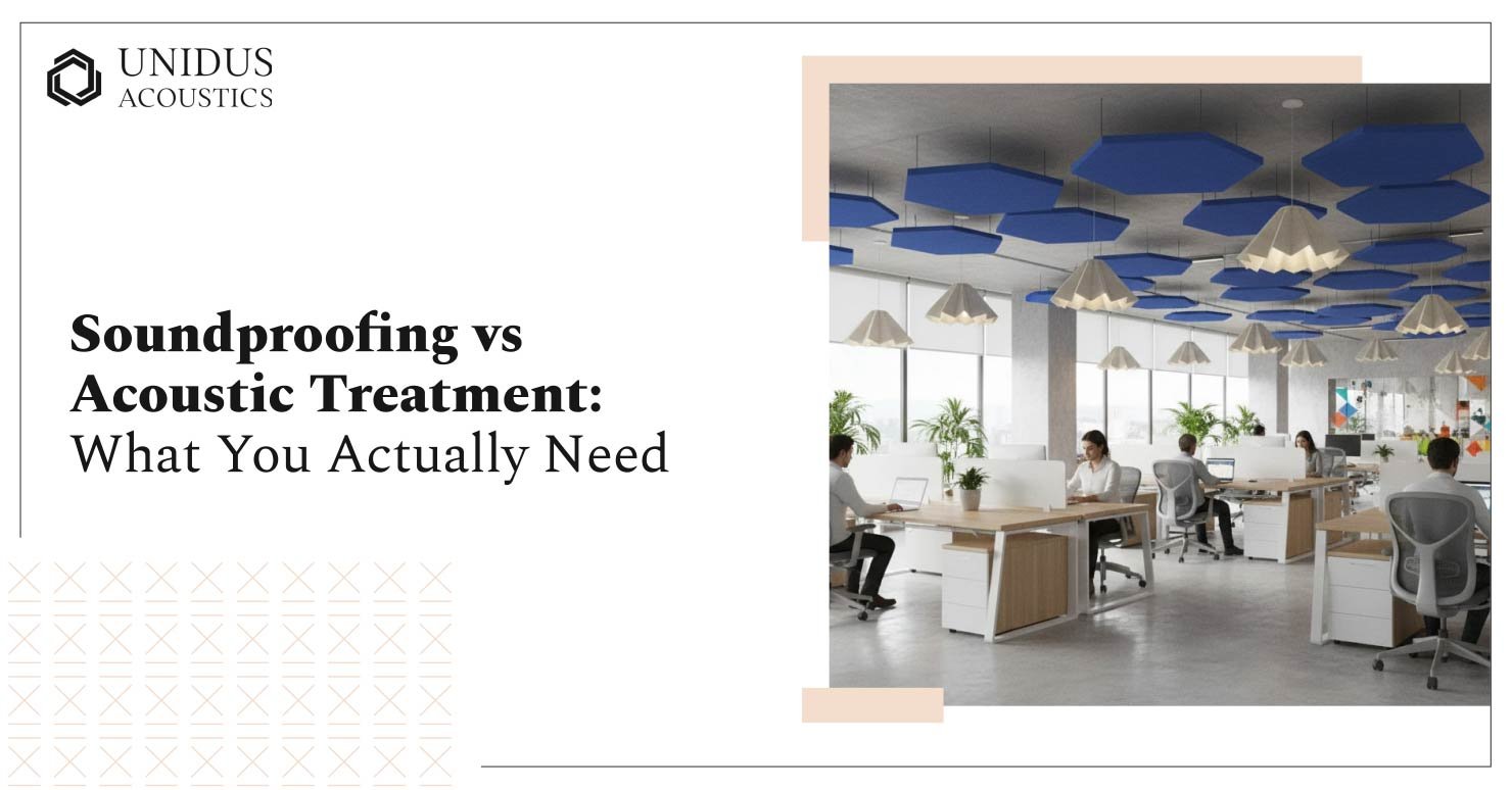 Soundproofing vs Acoustic Treatment