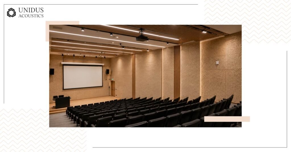 Wood Wool Acoustic Panels for Commercial Interiors: A Specifier's Guide 7 Auditoriums and Educational Spaces