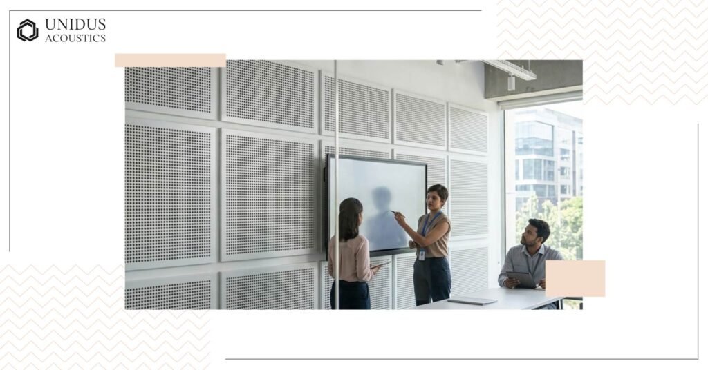 Perforated metal over absorptive core