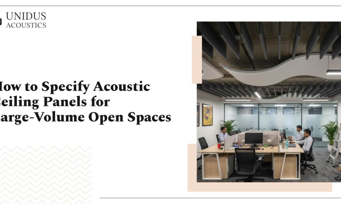 How to Specify Acoustic Ceiling Panels for Large-Volume Open Spaces 1 Acoustic Ceiling Panels for Open Spaces
