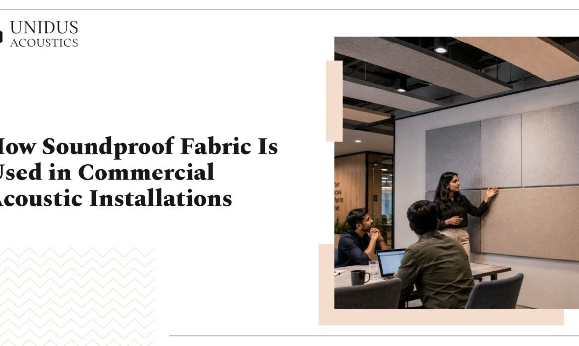 Soundproof Fabric in Commercial use