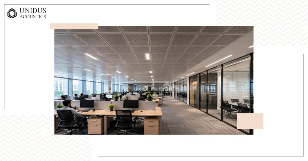 Corporate offices and open-plan workspaces