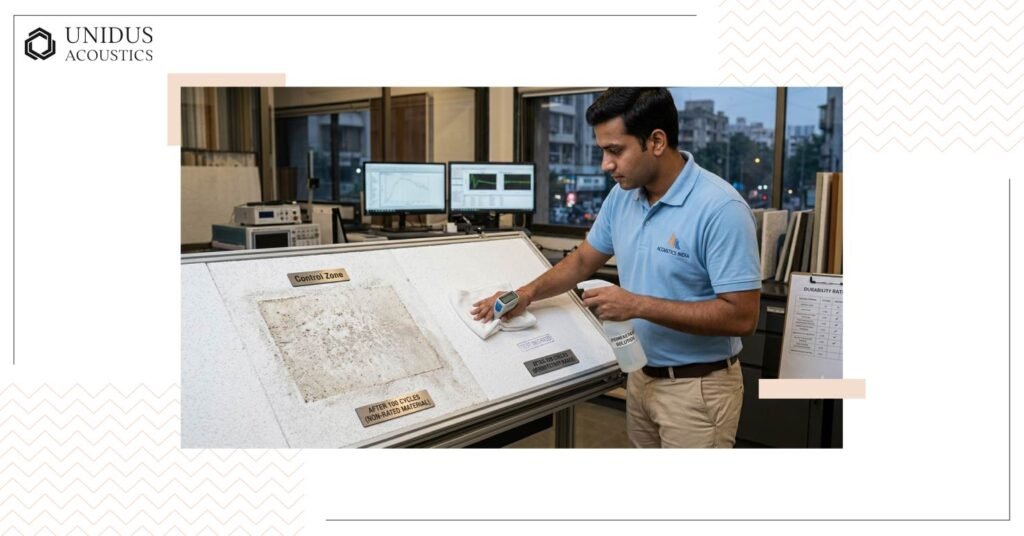 Disinfectability Requirements for Acoustic Treatment