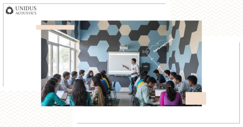 How to Choose and Specify Acoustic Wall Tiles for Commercial Interiors 2 Absorption or blocking by acoustic wall tiles and why that changes the shortlist