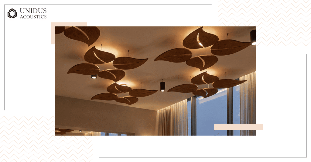 Ceiling Treatment Carries the Load
