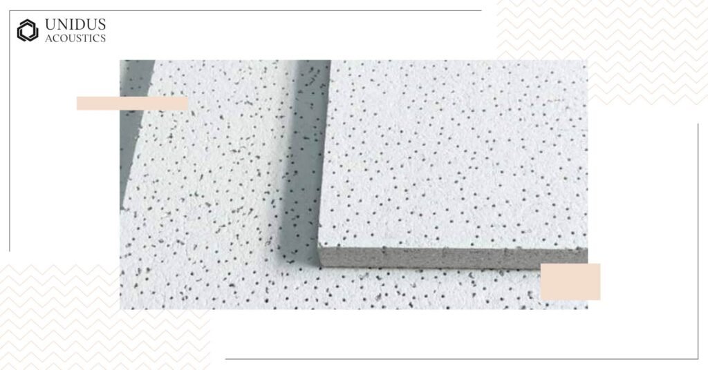 Sprayed Acoustic Ceilings in Commercial Buildings: Applications and Limitations 7 Mineral fiber acoustic panel