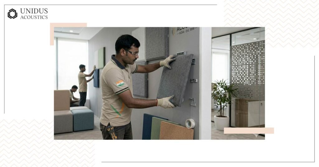 How to Choose and Specify Acoustic Wall Tiles for Commercial Interiors 5 Mounting and Installation
